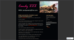 Desktop Screenshot of candyxxx.wordpress.com