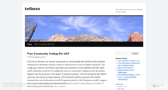 Desktop Screenshot of kellbean.wordpress.com