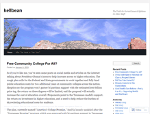 Tablet Screenshot of kellbean.wordpress.com