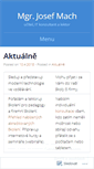 Mobile Screenshot of josefmach.wordpress.com