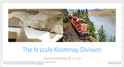 Desktop Screenshot of kootenaymodelrailway.wordpress.com