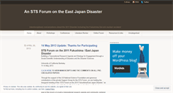 Desktop Screenshot of fukushimaforum.wordpress.com