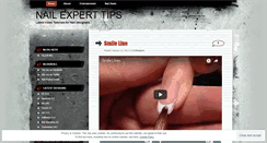 Desktop Screenshot of nailexperttips.wordpress.com