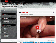 Tablet Screenshot of nailexperttips.wordpress.com