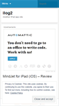 Mobile Screenshot of ilog2.wordpress.com