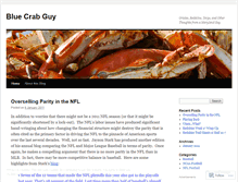 Tablet Screenshot of bluecrabguy.wordpress.com