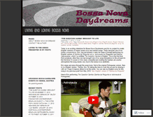 Tablet Screenshot of bossadaydreams.wordpress.com