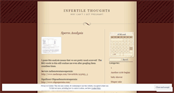 Desktop Screenshot of infertilitysucks.wordpress.com