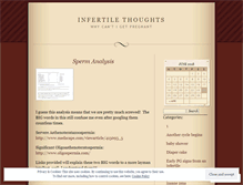 Tablet Screenshot of infertilitysucks.wordpress.com
