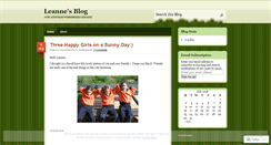 Desktop Screenshot of leanneagius2004.wordpress.com