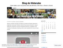 Tablet Screenshot of luizhenriquewatanabe.wordpress.com
