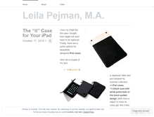 Tablet Screenshot of leilapejman.wordpress.com
