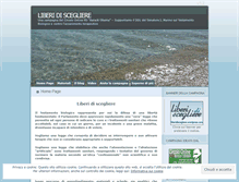 Tablet Screenshot of liberidiscegliere.wordpress.com