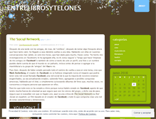 Tablet Screenshot of entrelibrosytelones.wordpress.com