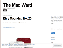 Tablet Screenshot of madward.wordpress.com