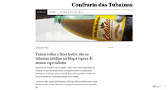 Desktop Screenshot of confrariadastubainas.wordpress.com