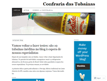 Tablet Screenshot of confrariadastubainas.wordpress.com