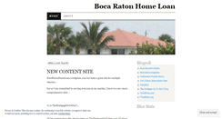 Desktop Screenshot of bocaratonhomeloan.wordpress.com