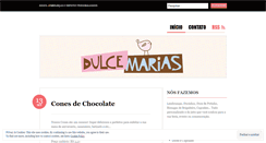 Desktop Screenshot of dulcemarias.wordpress.com