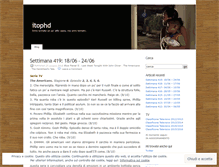 Tablet Screenshot of itophd.wordpress.com