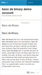 Mobile Screenshot of advertising.bancdebinarydemoaccount.wordpress.com