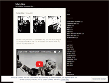 Tablet Screenshot of marydoe.wordpress.com
