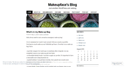 Desktop Screenshot of makeupface.wordpress.com