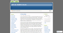 Desktop Screenshot of amydetrempe.wordpress.com