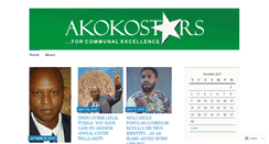 Desktop Screenshot of akokostars.wordpress.com