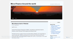 Desktop Screenshot of microfinanceworld.wordpress.com