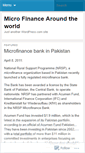 Mobile Screenshot of microfinanceworld.wordpress.com