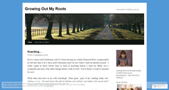 Desktop Screenshot of growingoutmyroots.wordpress.com