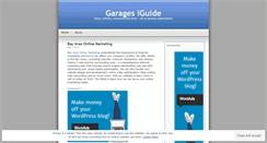 Desktop Screenshot of garagesiguide.wordpress.com