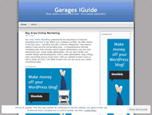 Tablet Screenshot of garagesiguide.wordpress.com