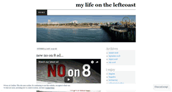 Desktop Screenshot of mylifeontheleftcoast.wordpress.com