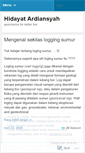 Mobile Screenshot of hidayatardiansyah.wordpress.com