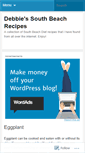 Mobile Screenshot of debbiessouthbeachrecipes.wordpress.com