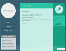 Tablet Screenshot of dyokdyok.wordpress.com
