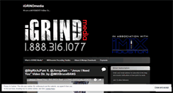 Desktop Screenshot of igrindmedia.wordpress.com