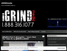 Tablet Screenshot of igrindmedia.wordpress.com