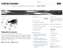 Tablet Screenshot of cafedecorredor.wordpress.com