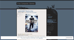 Desktop Screenshot of freecomputergames.wordpress.com