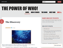 Tablet Screenshot of powerofwho.wordpress.com