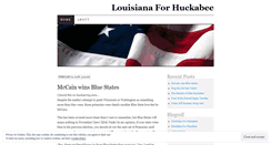 Desktop Screenshot of mikeforpresident.wordpress.com