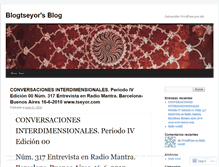 Tablet Screenshot of blogtseyor.wordpress.com