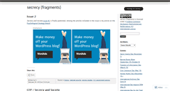 Desktop Screenshot of bkofsecrets.wordpress.com