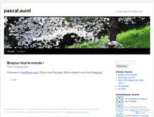 Tablet Screenshot of pascalaurel.wordpress.com