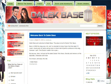 Tablet Screenshot of dalekbase.wordpress.com