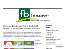 Tablet Screenshot of farrellbacklundinsurance.wordpress.com