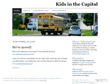 Tablet Screenshot of kidsinthecapital.wordpress.com